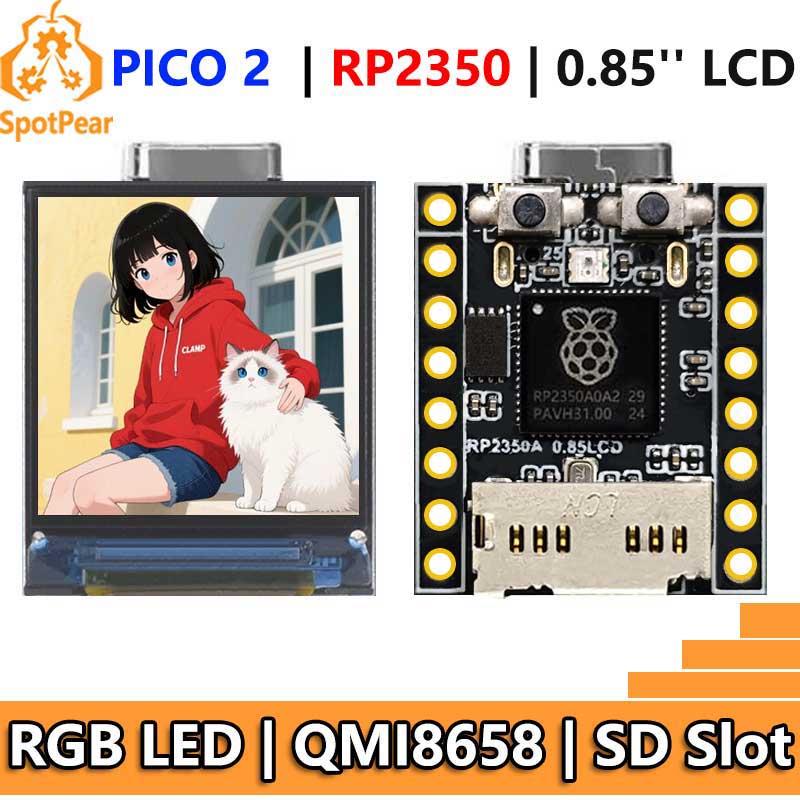 라즈베리 파이 피코 2 RP2350 0.85인치 LCD - Turing Pi 2 리뷰 및 가격